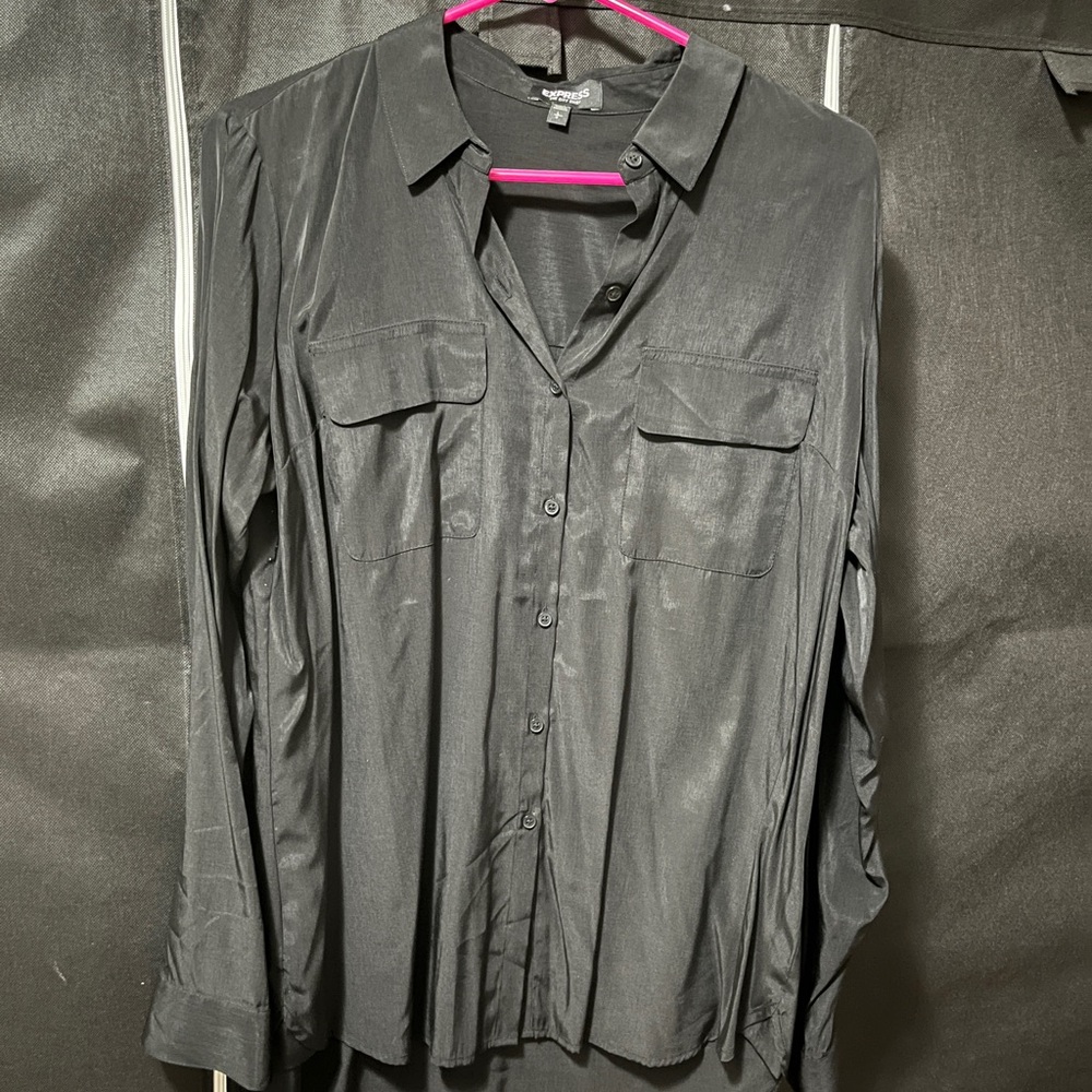 Express Long Sleeve Button Up